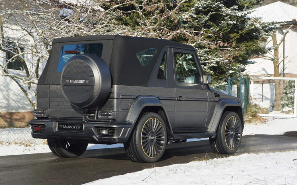 迈莎锐定制版敞篷双门奔驰g500_腾讯新闻