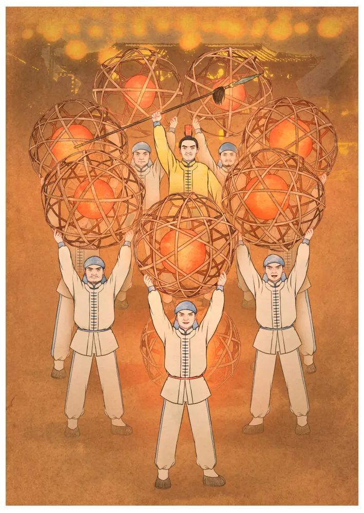 非遗文化致敬每一位非遗传承人近距离感受滚灯的魅力