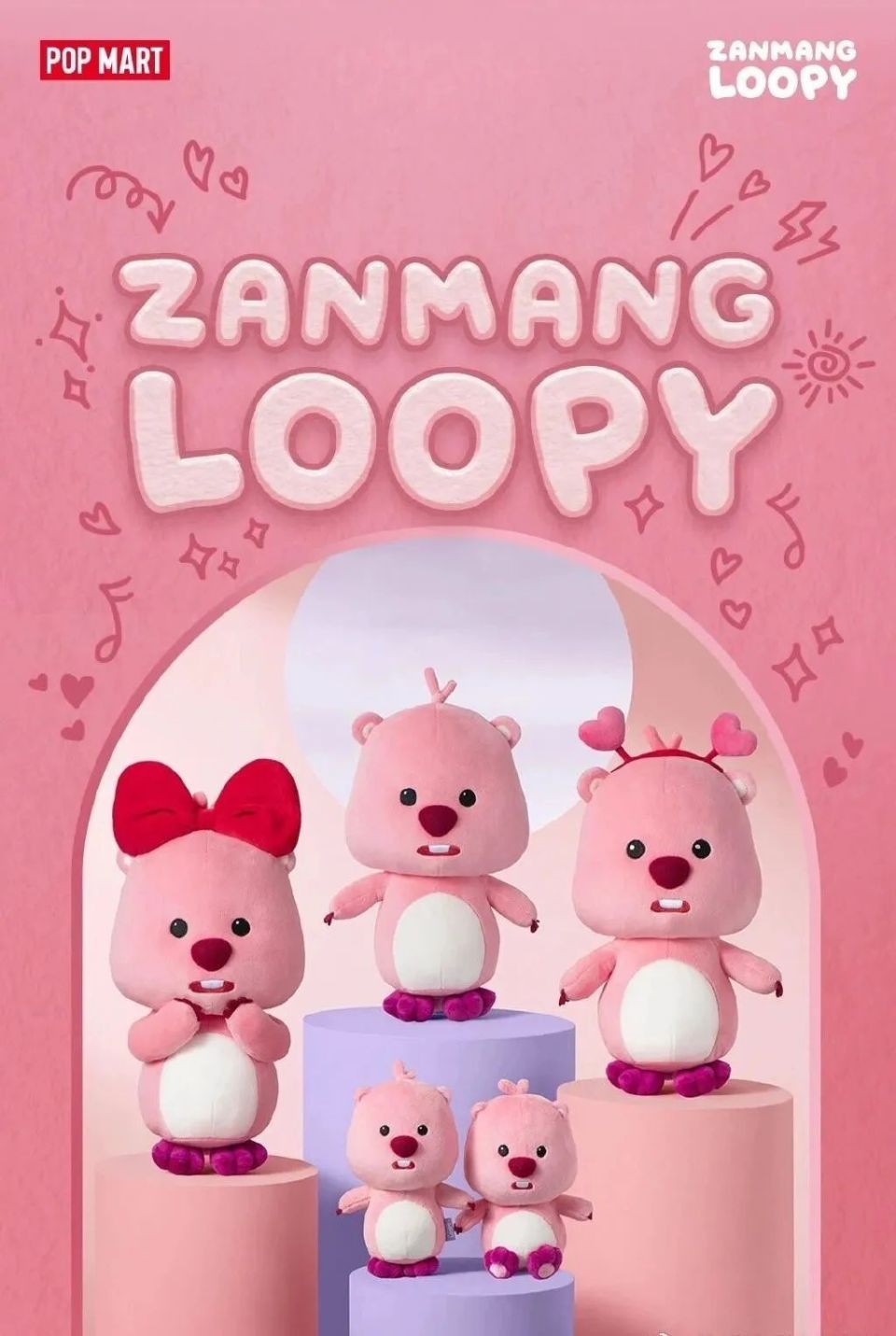 因打工人标签爆火？粉色海狸loopy成了玩偶IP的新顶流！_腾讯新闻