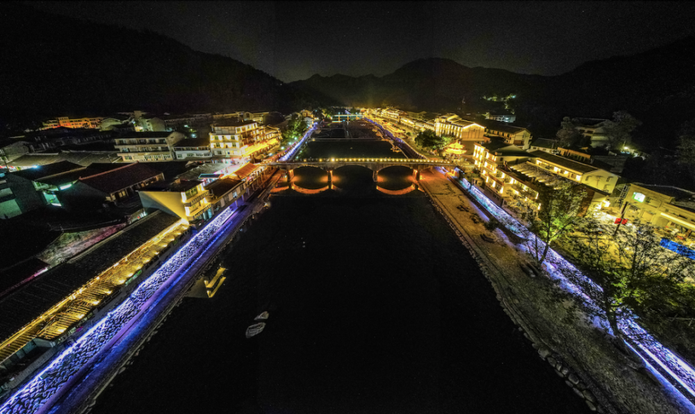 顺溪:"微改造·精提升" 以灯光亮化呈现乡村夜之美