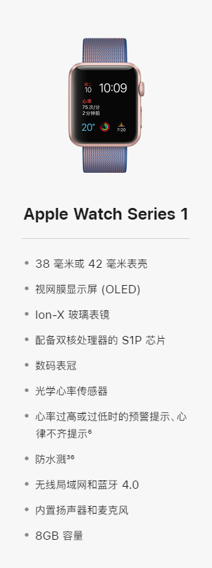 初代Apple Watch 和Apple Watch Series 1 已被列为过时产品~-腾讯新闻