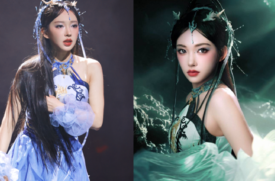 程潇cos小龙女爆火,曾经微胖性感,如今清纯动人!_腾讯新闻