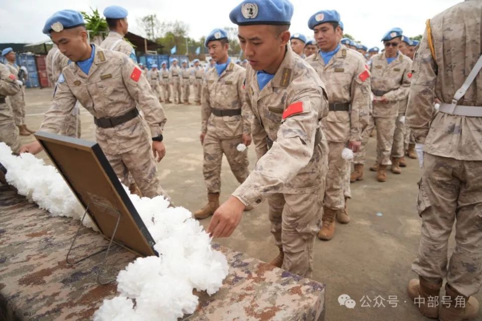 维和步兵营海蓝的父亲图片