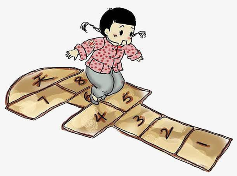 跳房子,顶核子,贴鼻子……体验老上海的"弄堂游戏"还能获得精美怀旧