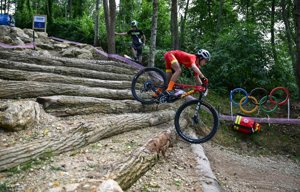 巴黎奥运会丨山地自行车——女子越野赛赛况(3)