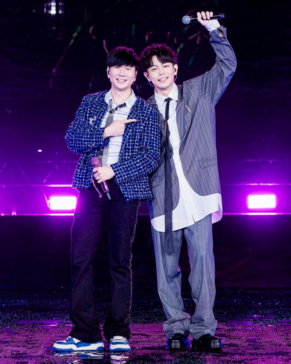 林宇中担任林俊杰吉隆坡演唱会嘉宾,双林合体掀"回忆杀"