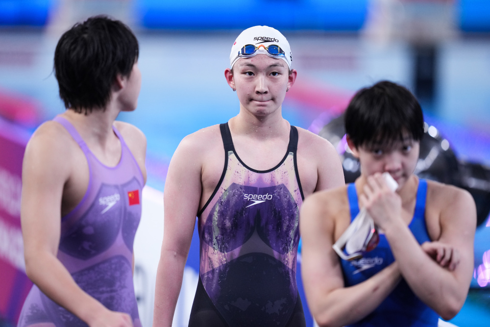 游泳——中国队晋级女子4x200米自由泳接力决赛