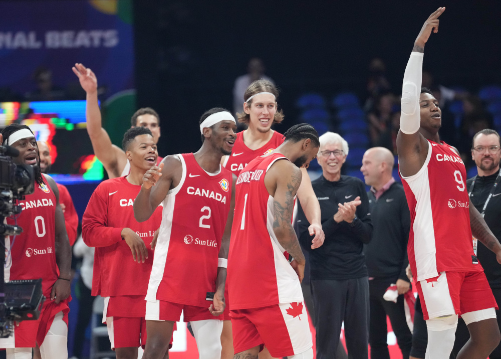 篮球世界杯加拿大队夺得铜牌