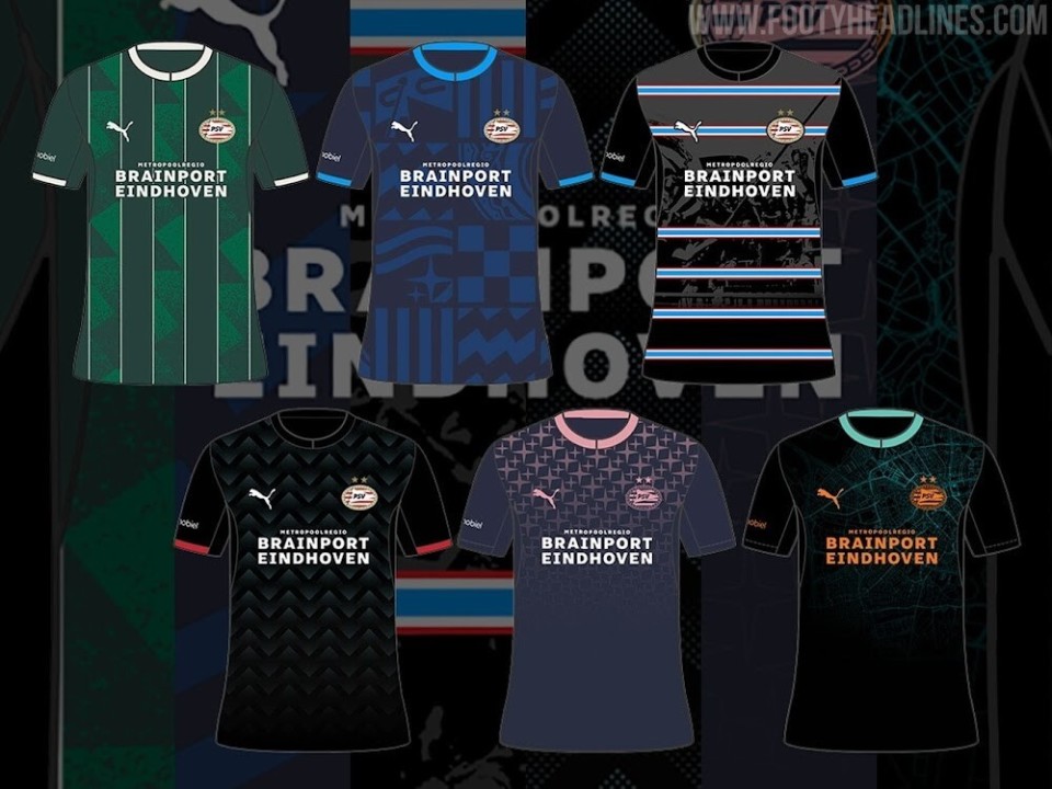 眼花缭乱,埃因霍温26-27赛季第三球衣设计大赛入围作品产生