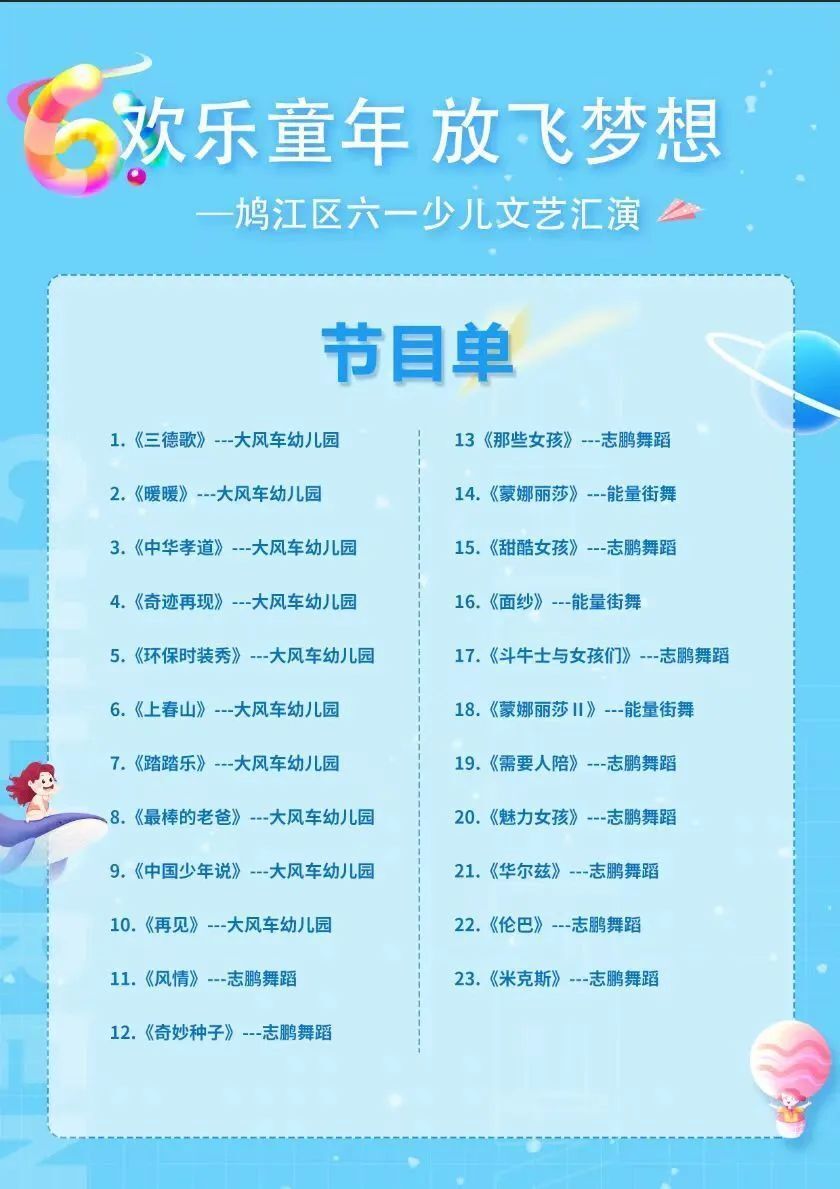 "欢乐童年 放飞梦想"——鸠江区 六一少儿文艺汇演