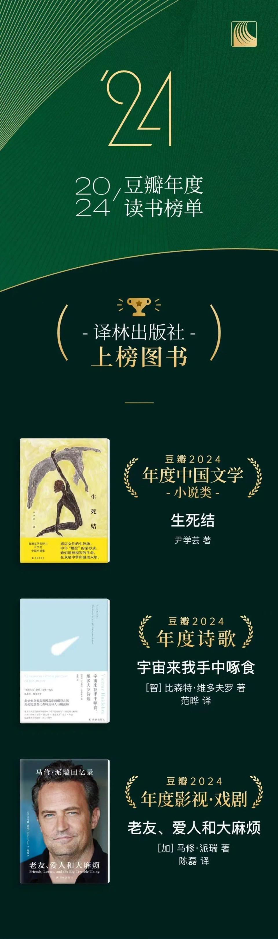 豆瓣2024年度读书榜单公布！这些上榜图书你最爱哪一本？-腾讯新闻