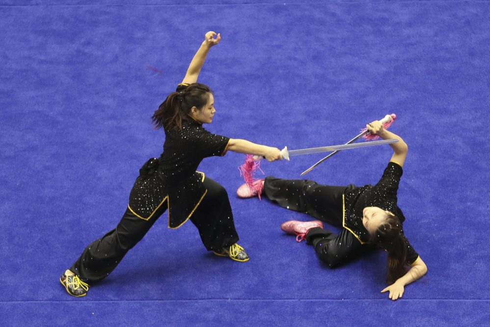 —女子对练决赛赛况