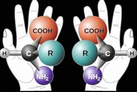 图1 手性分子结构示意图(图源于搜狗)半导体(semiconductor)指常温下