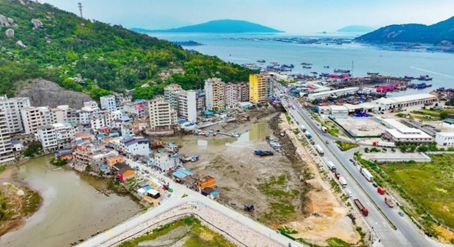 在彩虹码头追逐日落宁德蕉城城澳礁头即将以全新的面貌迎接市民游客