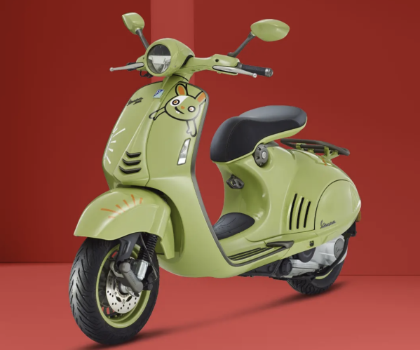 8万元!vespa 946兔年特别版正式上市 限量1000台_腾讯新闻