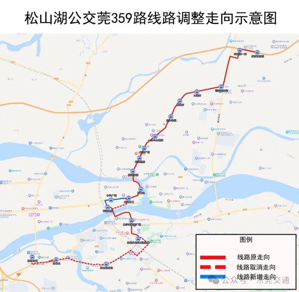 东莞322路公交车路线图图片