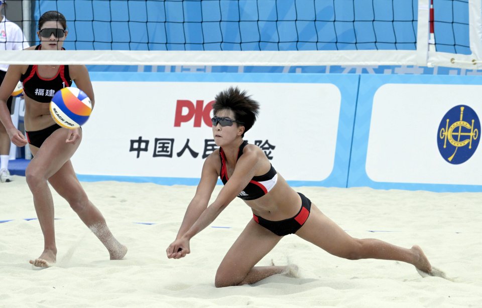 沙滩排球——女子小组赛赛况(2)