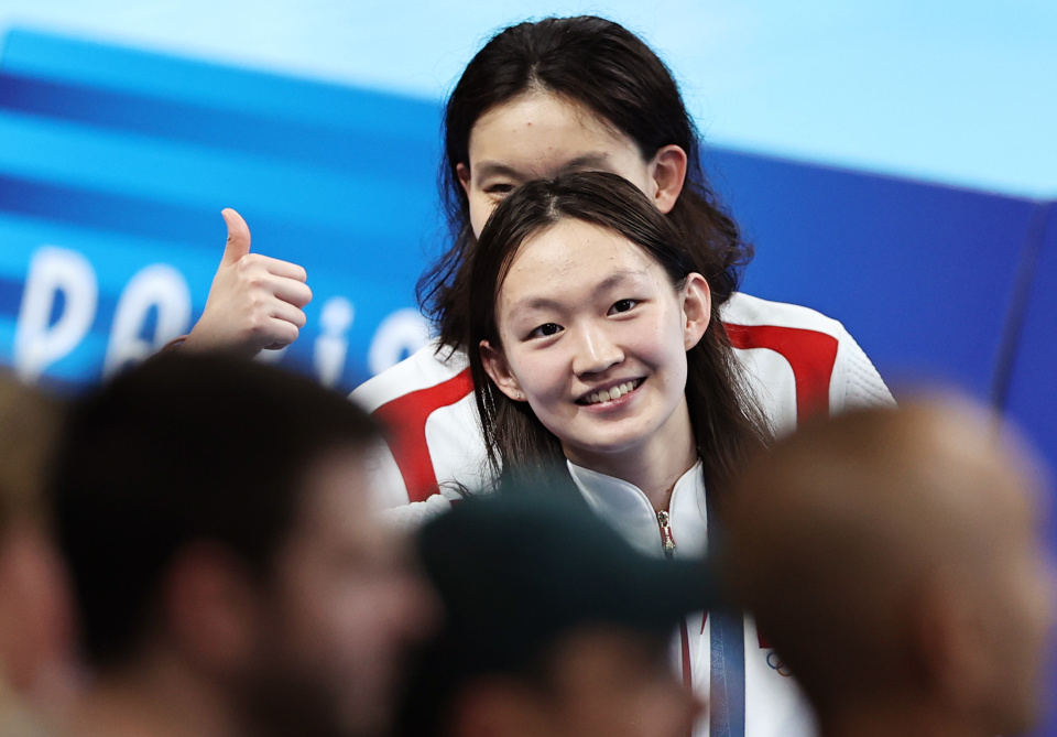 巴黎奥运会|游泳——女子4x200米自由泳接力:中国队获