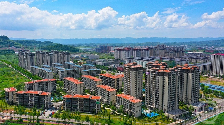 梁平区双桂新城.上游新闻特约摄影 刘辉 摄影报道投稿邮箱:syxw@vip.