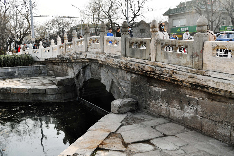 738岁万宁桥"减负"重现历史风貌_腾讯新闻