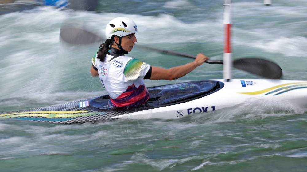 巴黎奥运会丨皮划艇激流回旋——女子单人皮艇决赛:杰西卡·福克斯