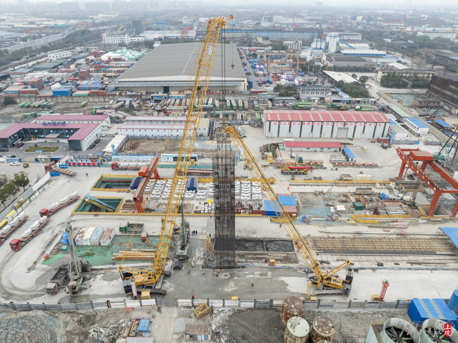 上海地铁又一"换乘王"开工,19号线首个车站进入主体工程施工阶段