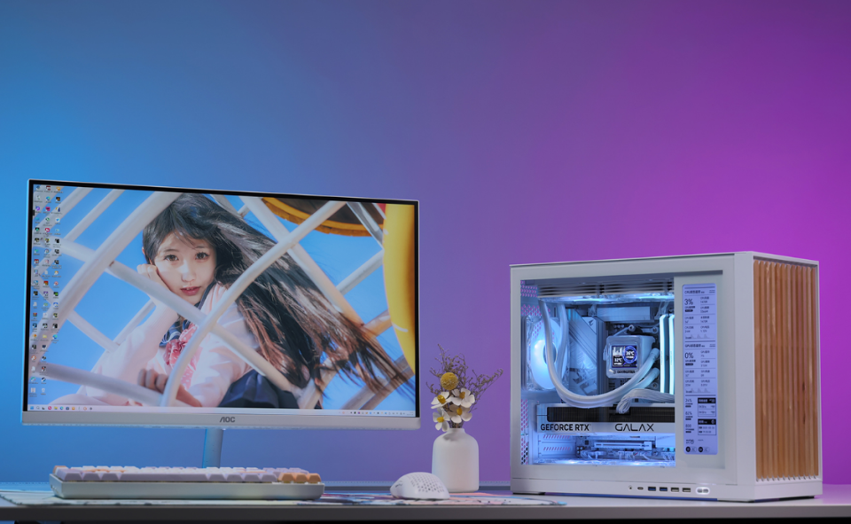 高配但小体积，11.3寸副屏！闪鳞G600搭配98X3D+5070Ti装机分享