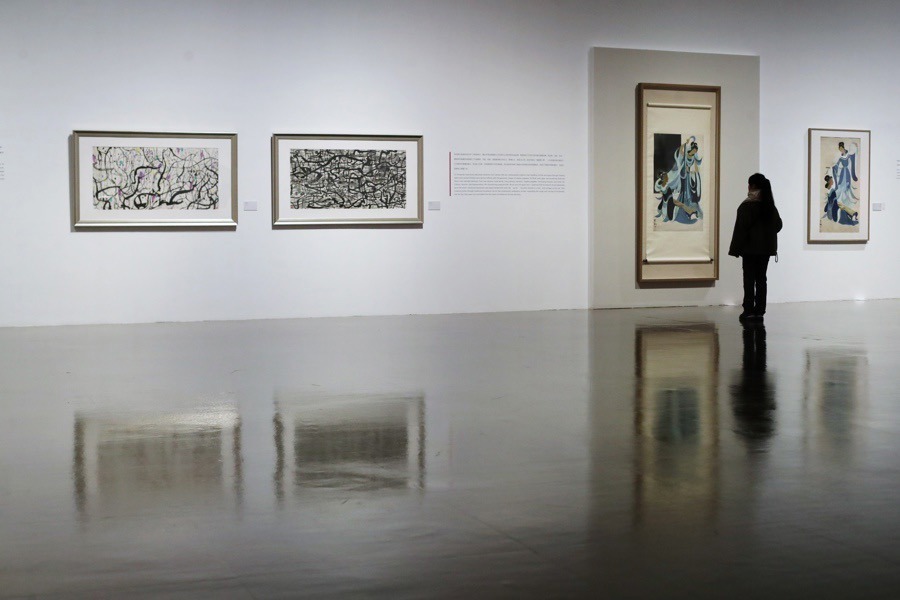 林风眠、吴冠中艺术大展闭展，最美“中国式风景”献给最广大市民_腾讯新闻