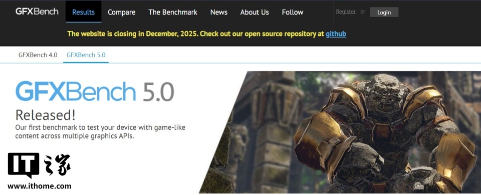 GFXBench 和 CompuBench 停止运营，代码和历史成绩将开源_腾讯新闻