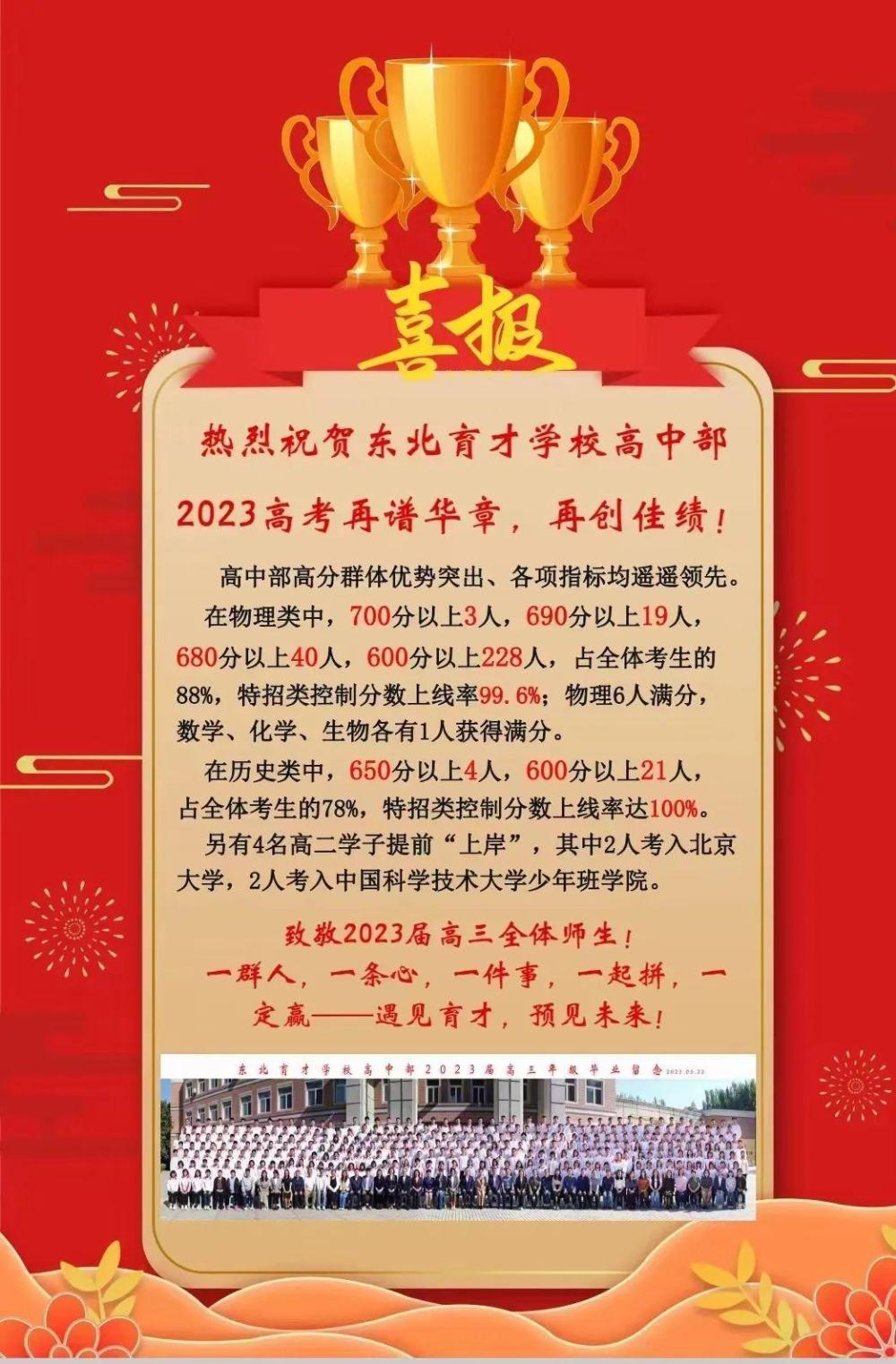 育才全系高考喜报发布!看看别人家的学校和别人家的孩子!_腾讯新闻