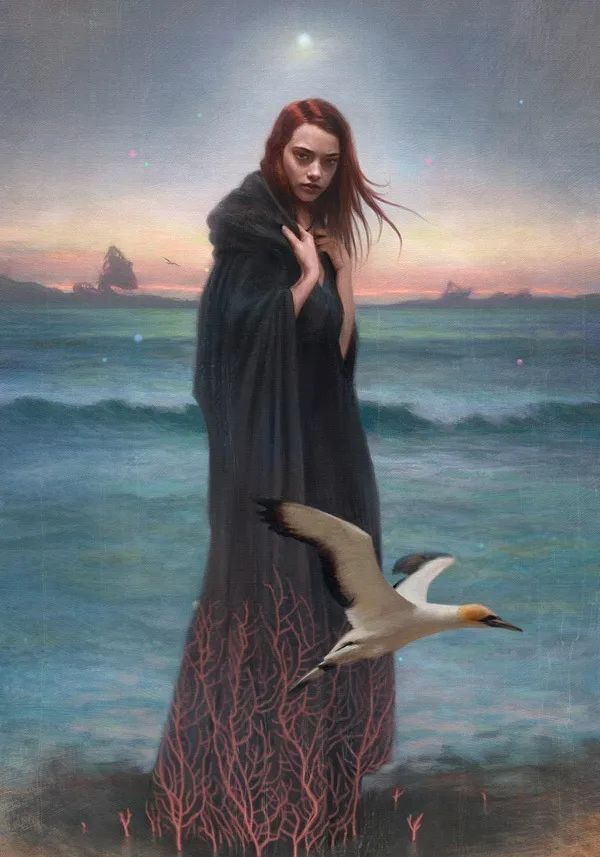 诡异又迷人这组哥特风的美女画作让人一眼就爱上了