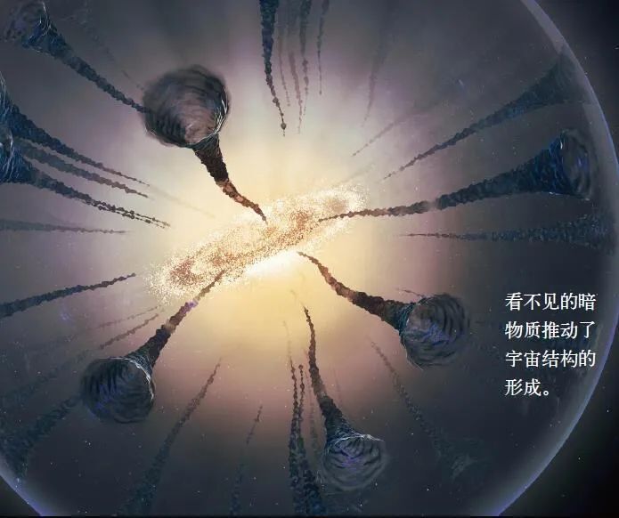 原来,宇宙中还有一类我们看不见的物质,被称为"暗物质".