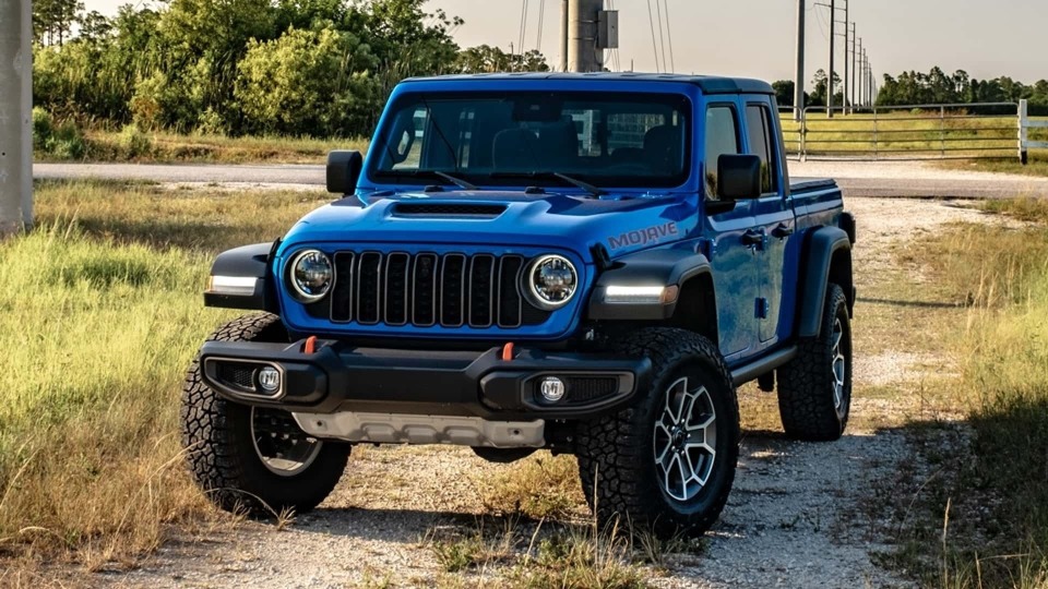 特殊而个性的硬派车型,jeep gladiator实车图发布