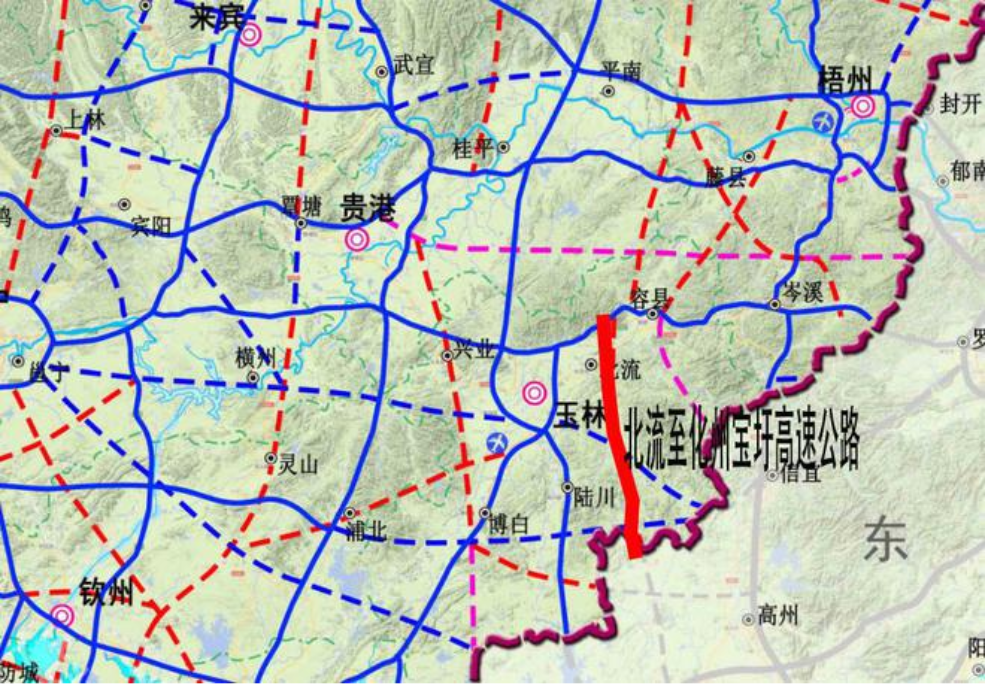 北流公路规划建设图片