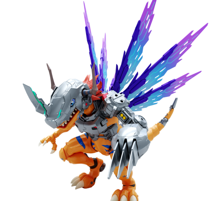 数码宝贝机械暴龙兽拼装模型公开机械邪龙兽的融合素材之一