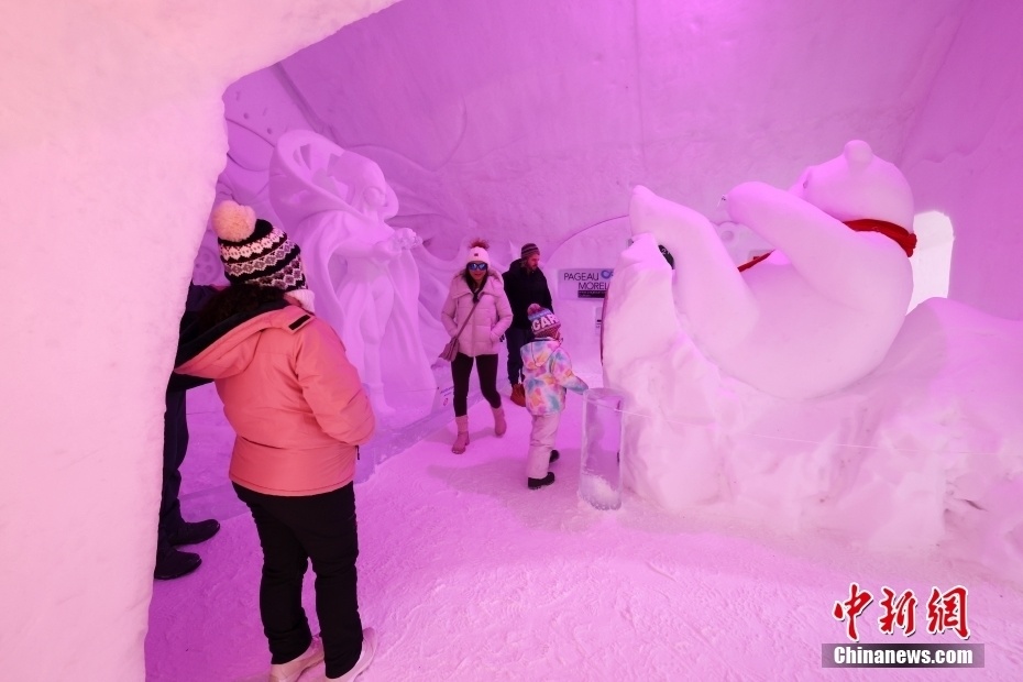 加拿大魁北克冰旅馆吸引游客体验冰雪文化_腾讯新闻