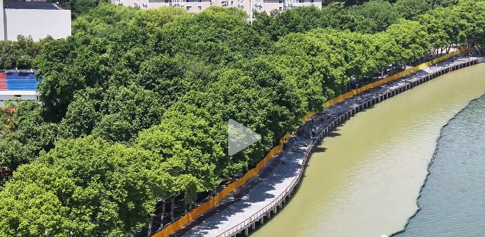 凌波门栈桥仍在修缮收尾 东湖南路6月中旬恢复双向通车