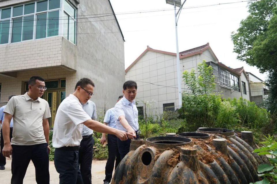 6月3日,县委书记杨秀颀率队赴项铺镇,钱桥镇实地督导农村改厕问题整改