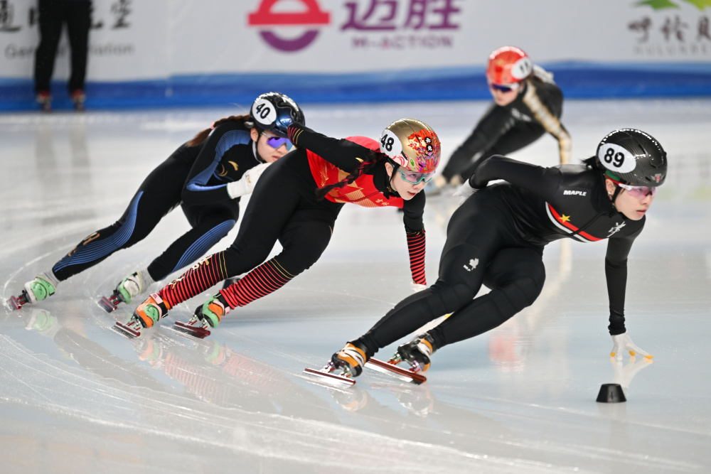 短道速滑公开组女子1500米14决赛赛况