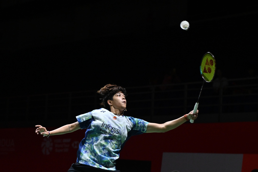 羽毛球——马来西亚大师赛:张艺曼晋级女单四强
