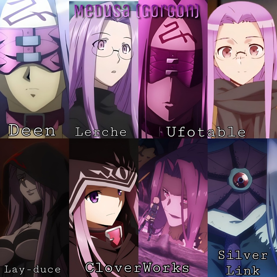 fate:不同作品r姐的人设造型对比 越来越可爱的美杜莎_腾讯新闻