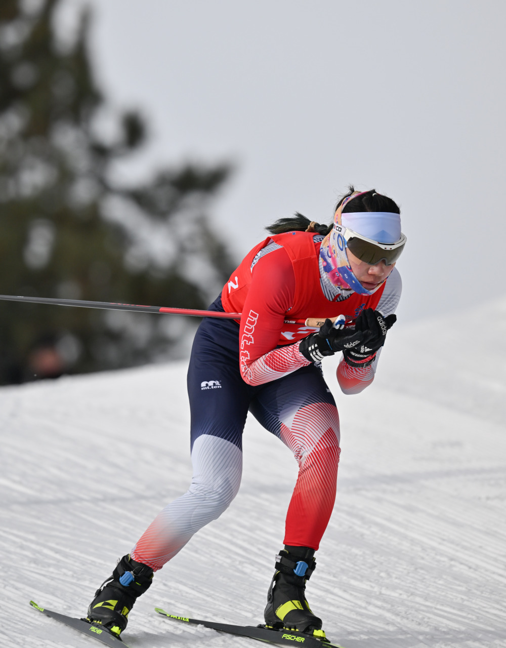 越野滑雪公开组女子双追逐赛况2