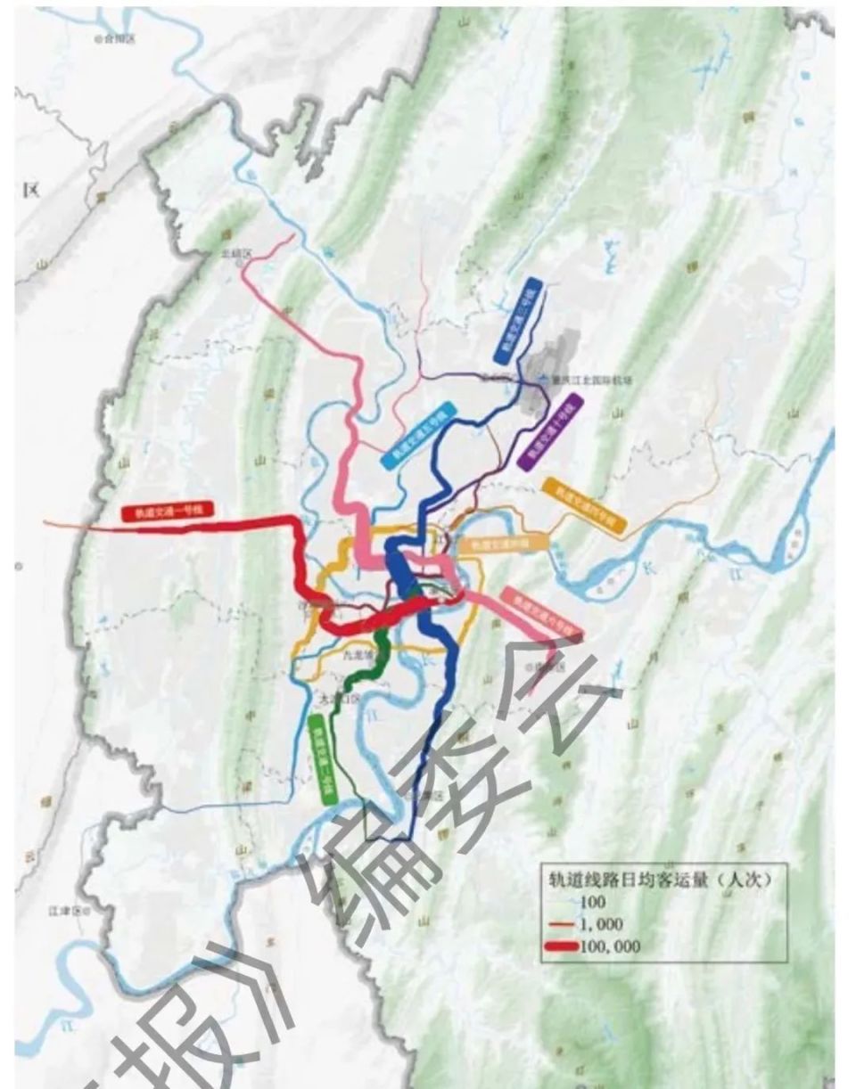 重庆内环线路图图片