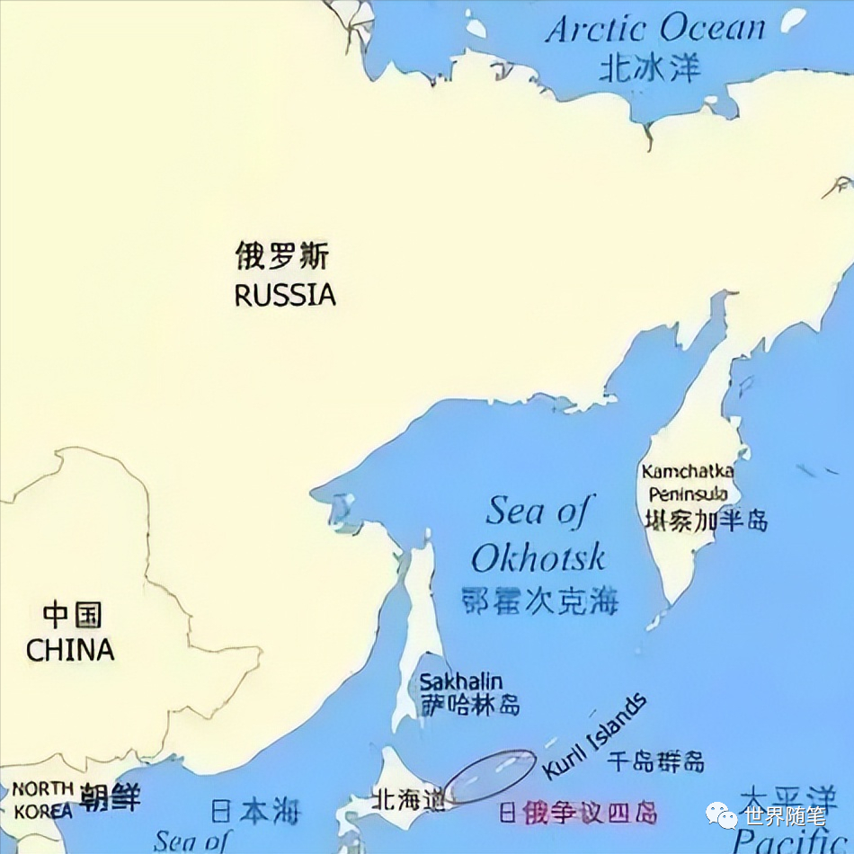 与此同时,日本也开始向千岛群岛和库页岛渗透