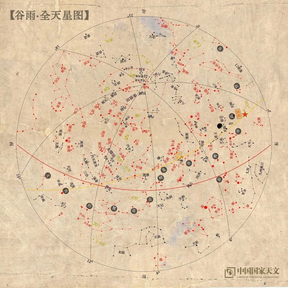节气 | 谷雨日·中星图_腾讯新闻