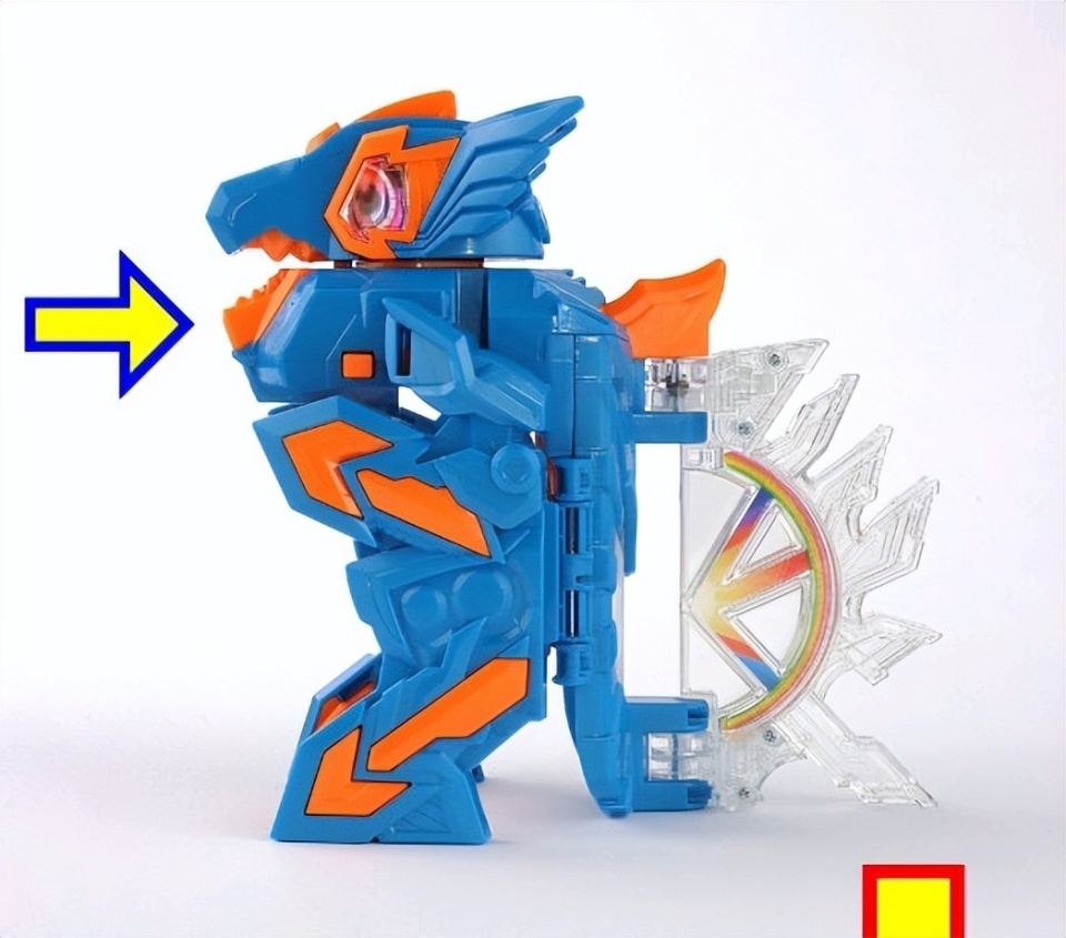 假面骑士歌查德:dx克米彩虹龙玩法详解 变形复杂 造型酷似鹦鹉