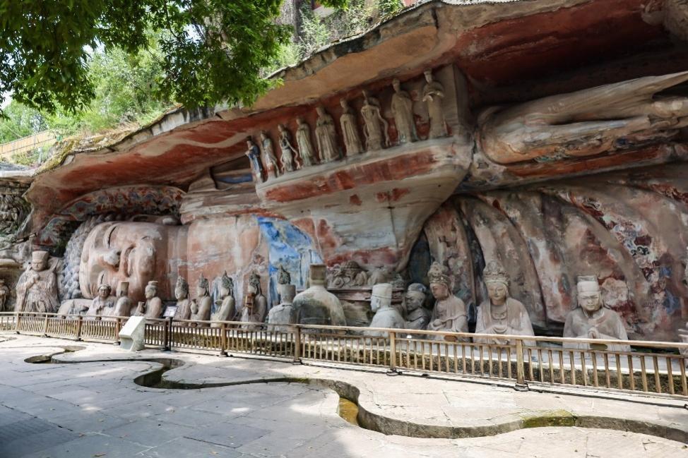 大足石刻"卧佛"(华龙网-新重庆客户端供图)据大足石刻研究院副院长刘