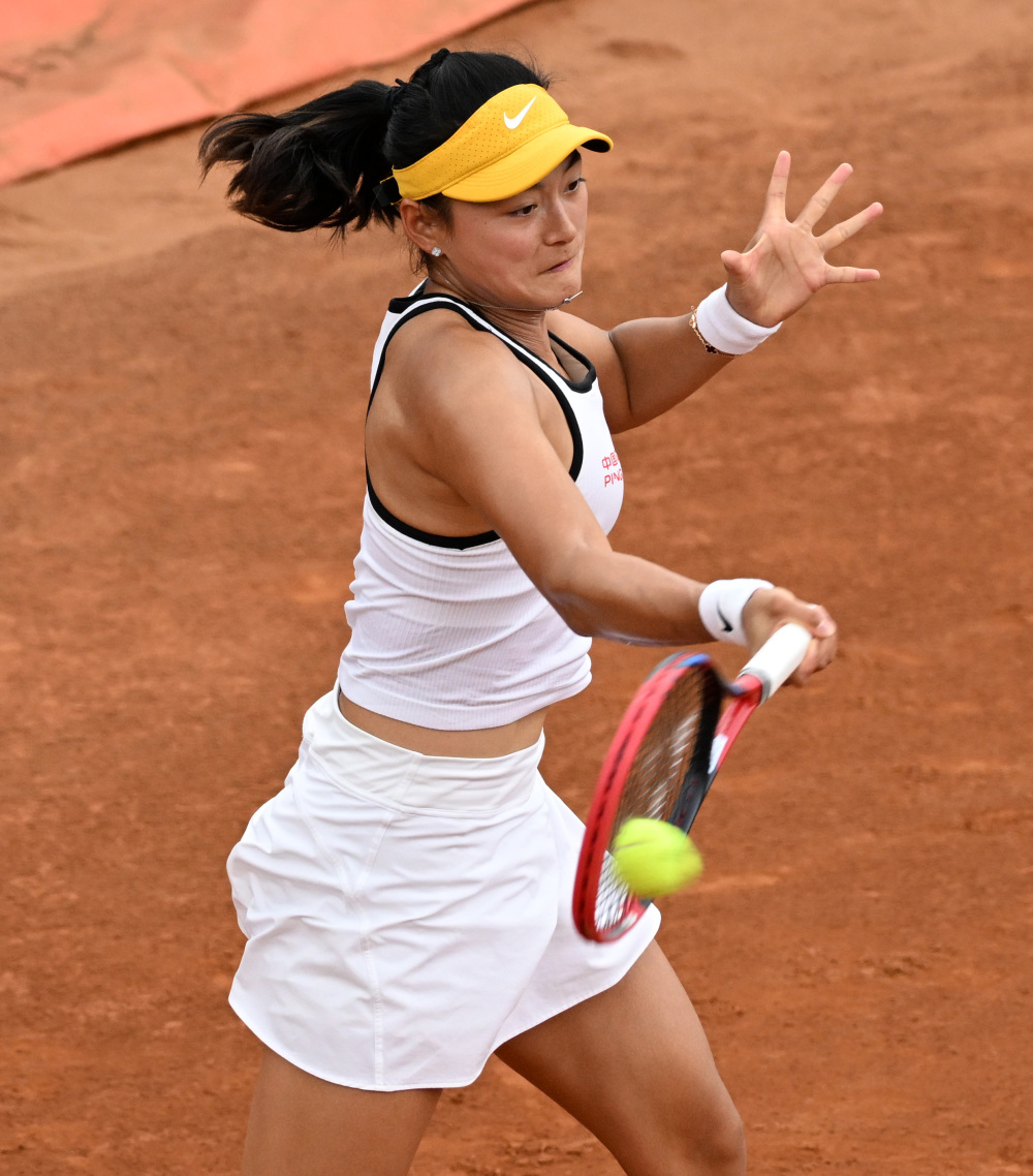 网球——wta1000罗马站:王雅繁止步首轮
