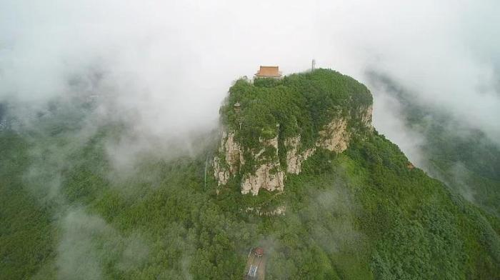 台媒看大陆山东枣庄抱犊崮天下第一崮