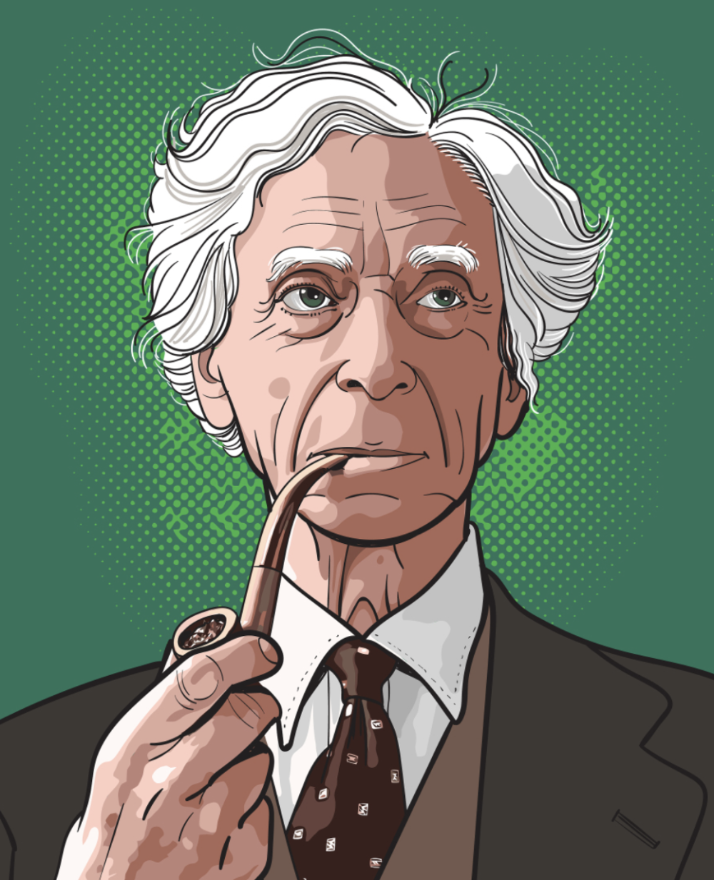 影响最大的学者和和平主义社会活动家之一,与弗雷格,维特根